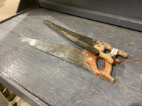 (2) HAND SAWS - ONE IS DISSTON