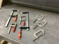 BOX OF CLAMPS