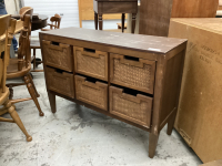 STORAGE CABINET W/ (6) BASKETS