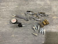 BAG OF AIR FITTINGS AND TOOLS
