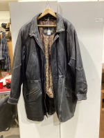 LARGE DANIER LEATHER COAT - PROCEEDS BEING DONATED TO: RIDE FOR KIDS