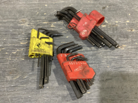 STANDARD ALLEN KEYS - ALL PARTIAL SETS