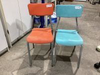 (2) PLASTIC KIDS CHAIRS