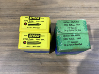 (2) BUNDLES OF (2) BOXES PER BUNDLE - SPEER + SIERRA PROJECTILES