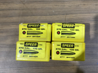 (4) BOXES OF SPEER PROJECTILES