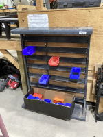 (16) BOLT BINS AND HOLDER STAND