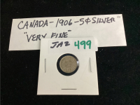 CANADA 1906 5 CENT SILVER COIN