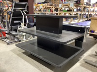 BLACK DISPLAY SHELF - 3-TIER