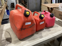 (3) JERRY CANS