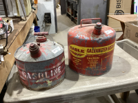 (2) METAL JERRY CANS