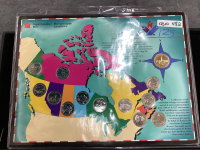CANADA'S 125TH QUARTER SET FROM EACH PROVINCE AND A ONE DOLLAR COIN