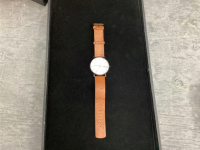 SKAGEN, DENMARK MENS WATCH W/ LEATHER STRAP