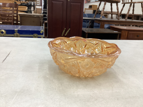 CARNIVAL GLASS BOWL