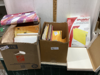2 BOXES OF OFFICE SUPPLIES