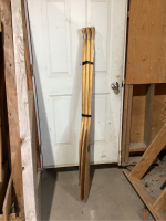 (3) WOOD PADDLES