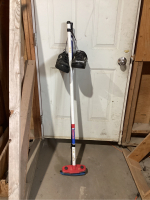 (2) CURLING BROOMS AND OLSON SHOES