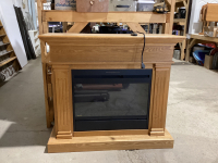 MUSKOKA ELECTRIC FIREPLACE W/ REMOTE