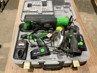 KAWASAKI 21.6V CORDLESS TOOL SET
