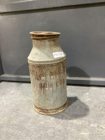 SMALL CREAM CAN -CRYSTAL DAIRY. MED HAT