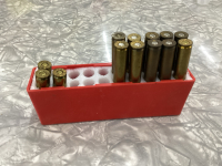 10 LIVE ROUNDS 22.250 WINCHESTER + 3 SPENT - PAL TO PURCHASE