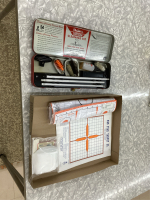FLAT W/GUN CLEANING KIT, PADS & TARGETS