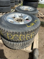 4 truck tires on Dodge rims