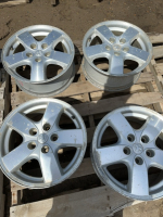 Set of four aluminum Dodge rims
