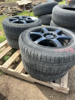 Set of four car tires