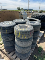 Pallet of 16 golf cart tires