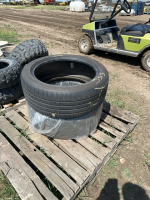 Pallet of two Goodyear car tires
