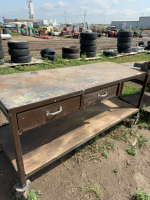 Rolling work table