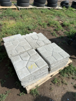 Pallet of decorative patio stone