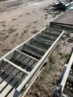 Set of aluminum stairs