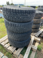 Set a four tires on Dodge rims