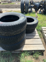 Pallet of five tires