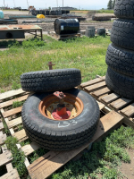 Two implement tires