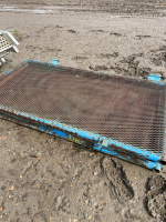 Two wiremesh panels