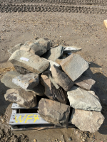 Pallet of flat rocks