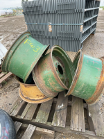 Four steel rims