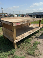 Wooden workbench