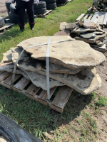 Pallet of river rock