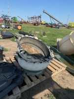 Two rubber Tire planters