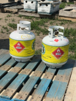( 2) 20 pound propane Exchange tanks