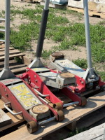 Three floor jacks