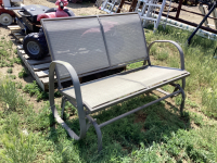 ROCKING PATIO BENCH