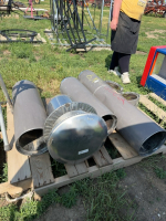8 inch insulated gray stove pipe