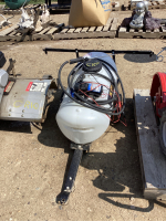 SMALL BEE AGRIEASE TOW BEHIND YARD SPRAYER ON CART