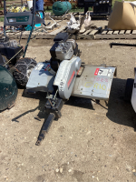 CRAFTSMAN PULL BEHIND GAS POWERED ROTOTILLER