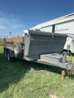 Precision 14 foot bumper pull dump trailer