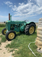 John Deere A R antique tractor